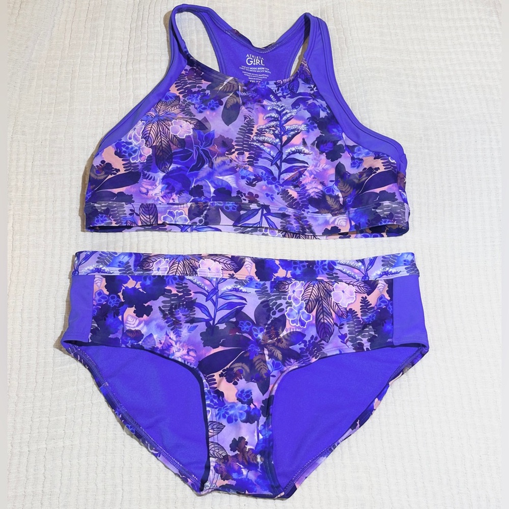 Athleta Girl NWOT Vacay Mode Bikini top and bottom sz XXL (16)